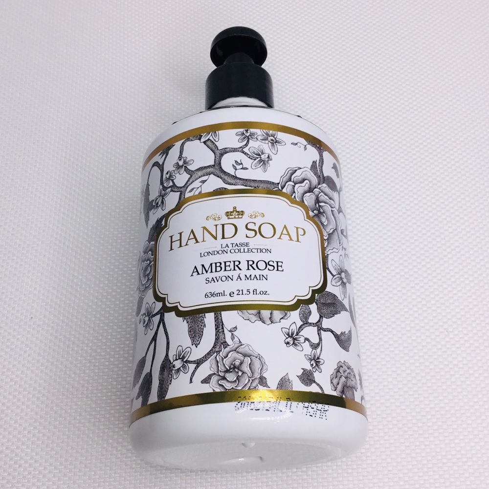 La Tasse AMBER ROSE Hand Soap, 21.5 fl oz